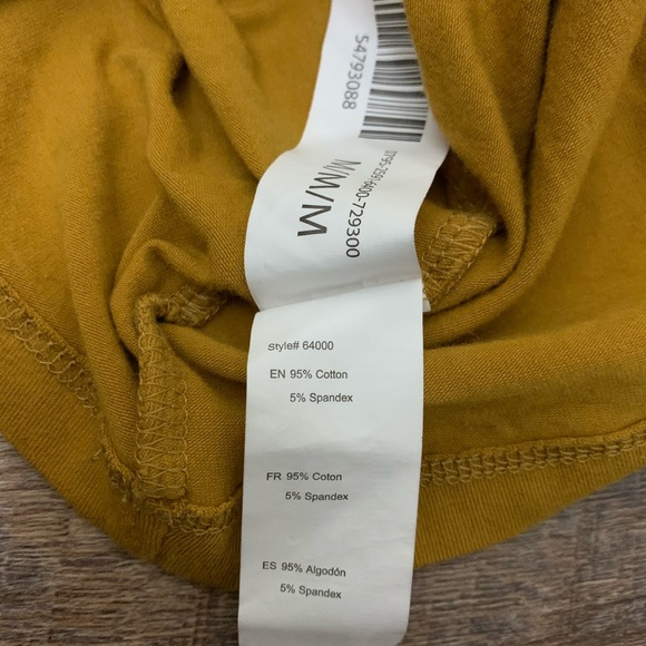 StreetWear Society | Yellow/Tan Basic Top - Picture 5 of 5